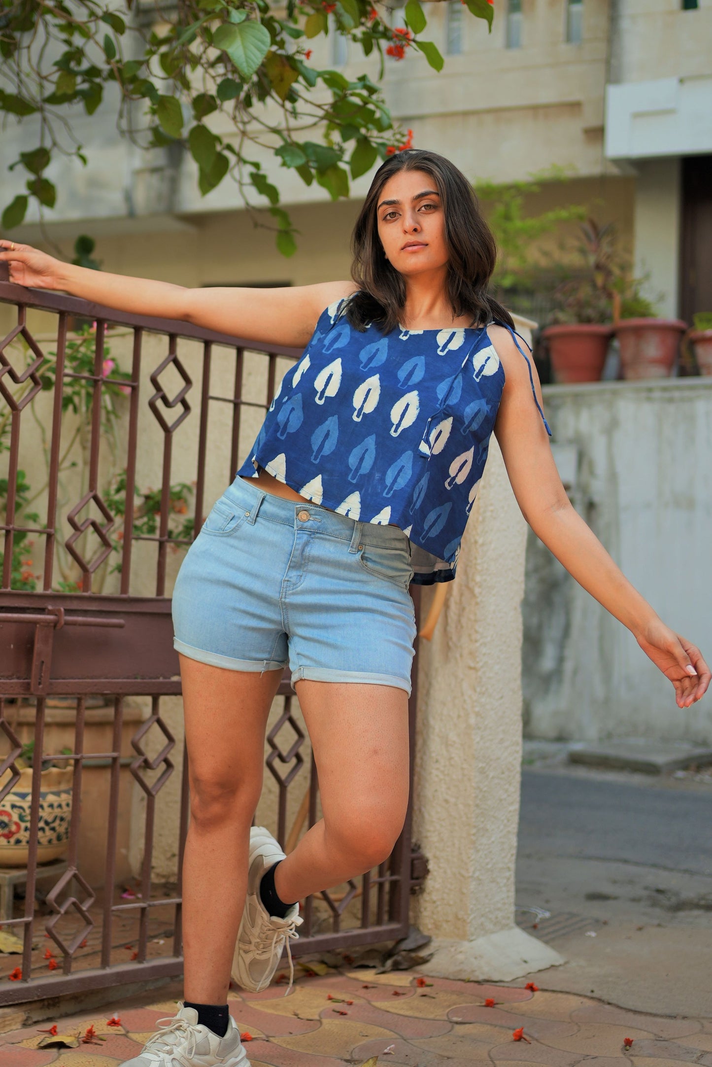 Bagru Indigo Tunic