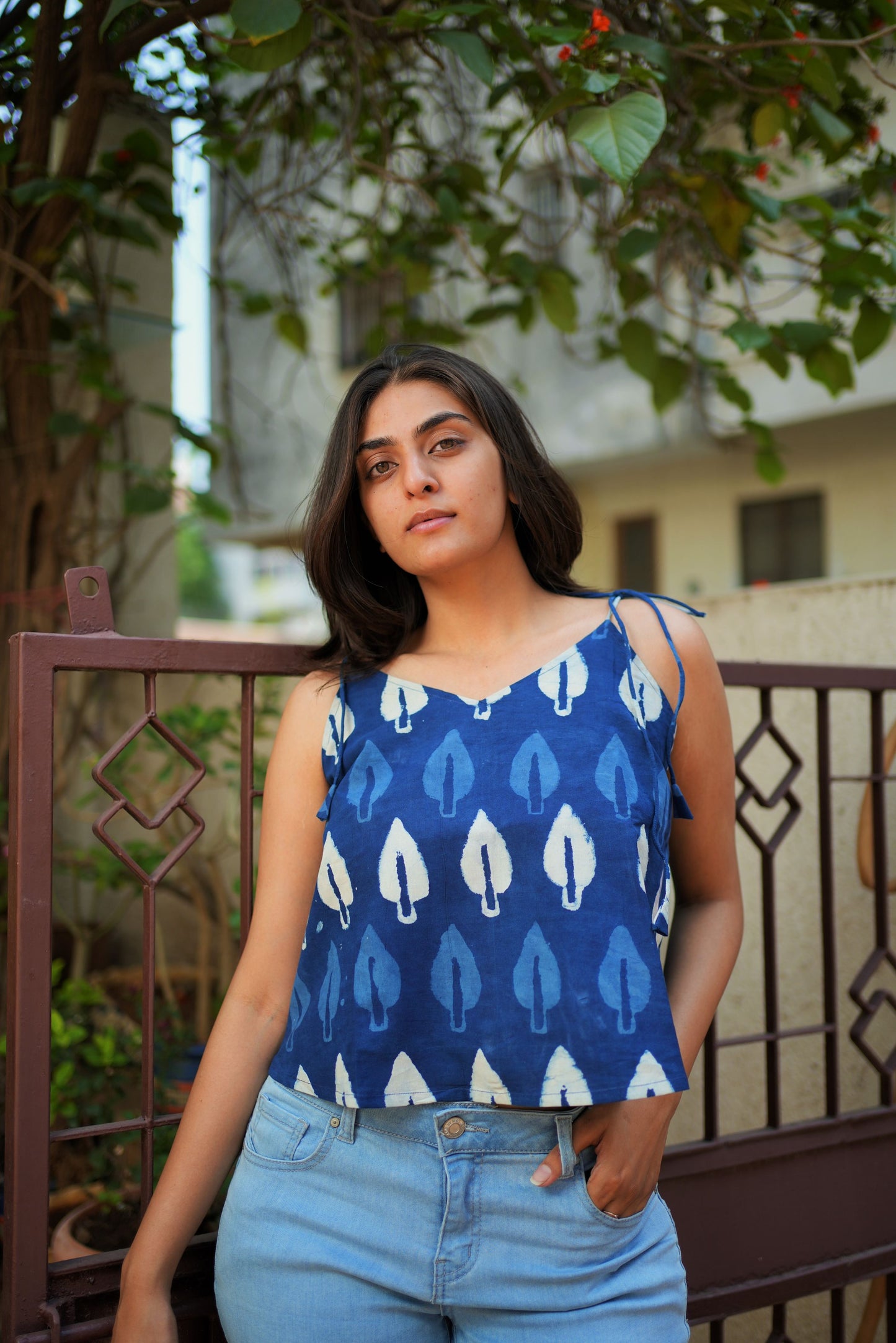 Bagru Indigo Tunic