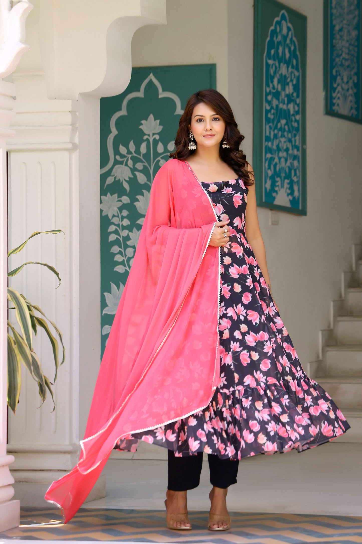 Black Lily Suit Set