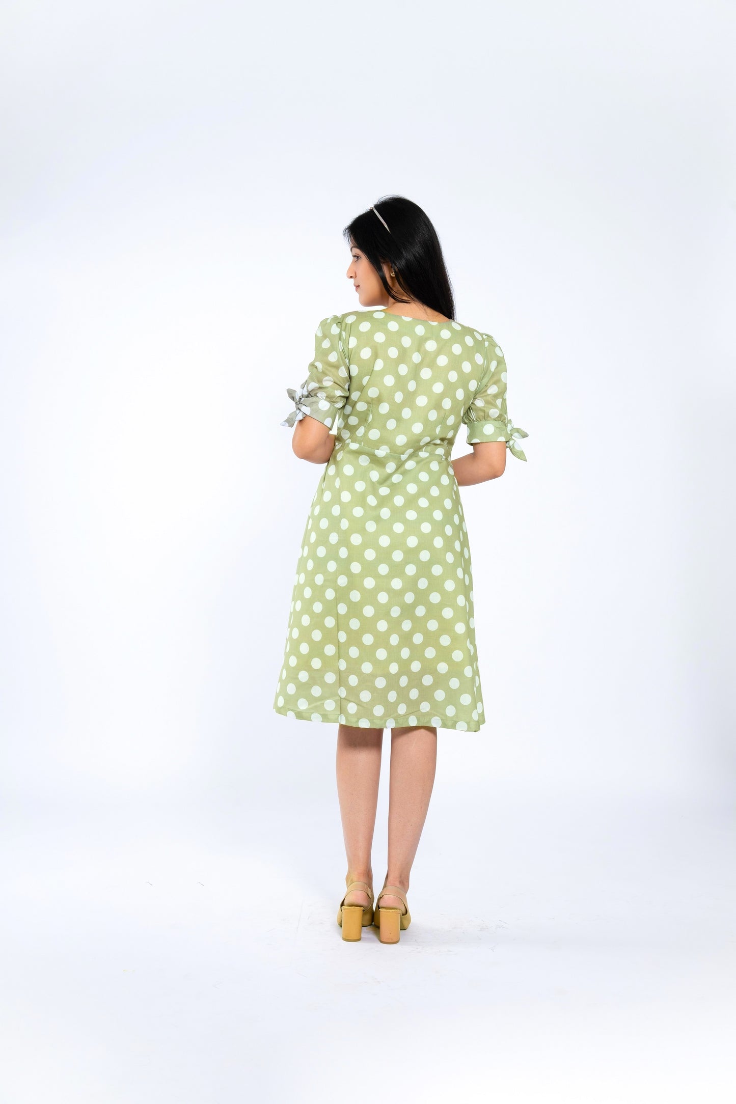 Fern Green Polka Dress