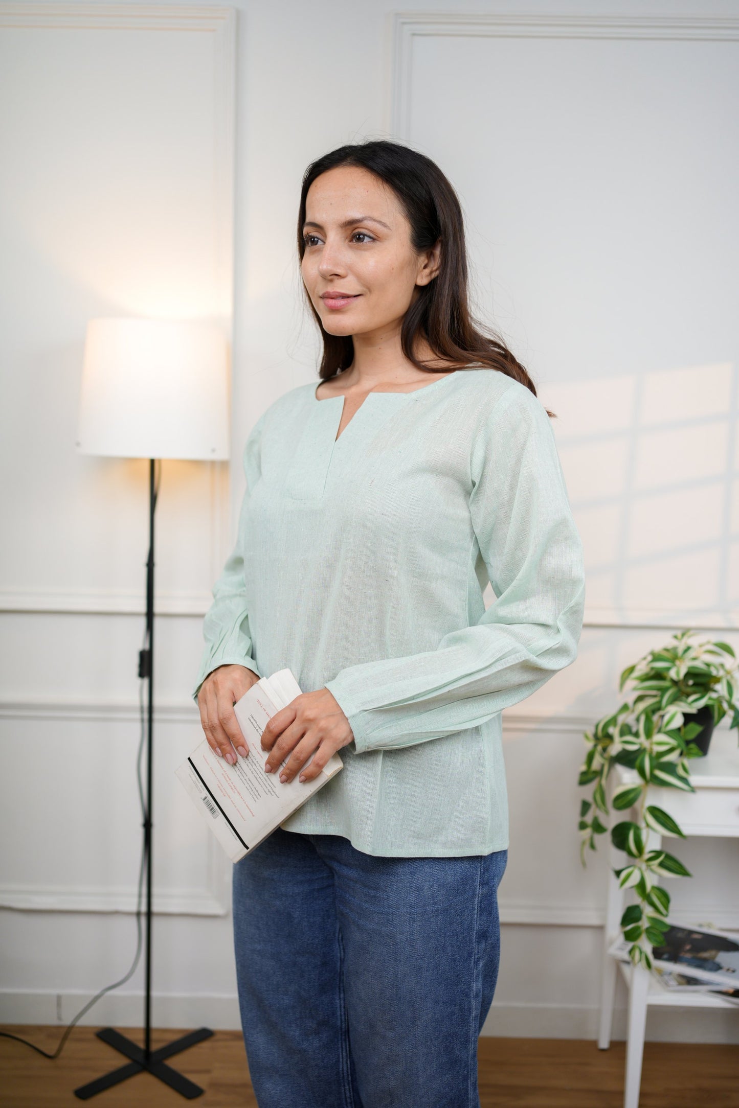 Sea Green Classic Cotton Top