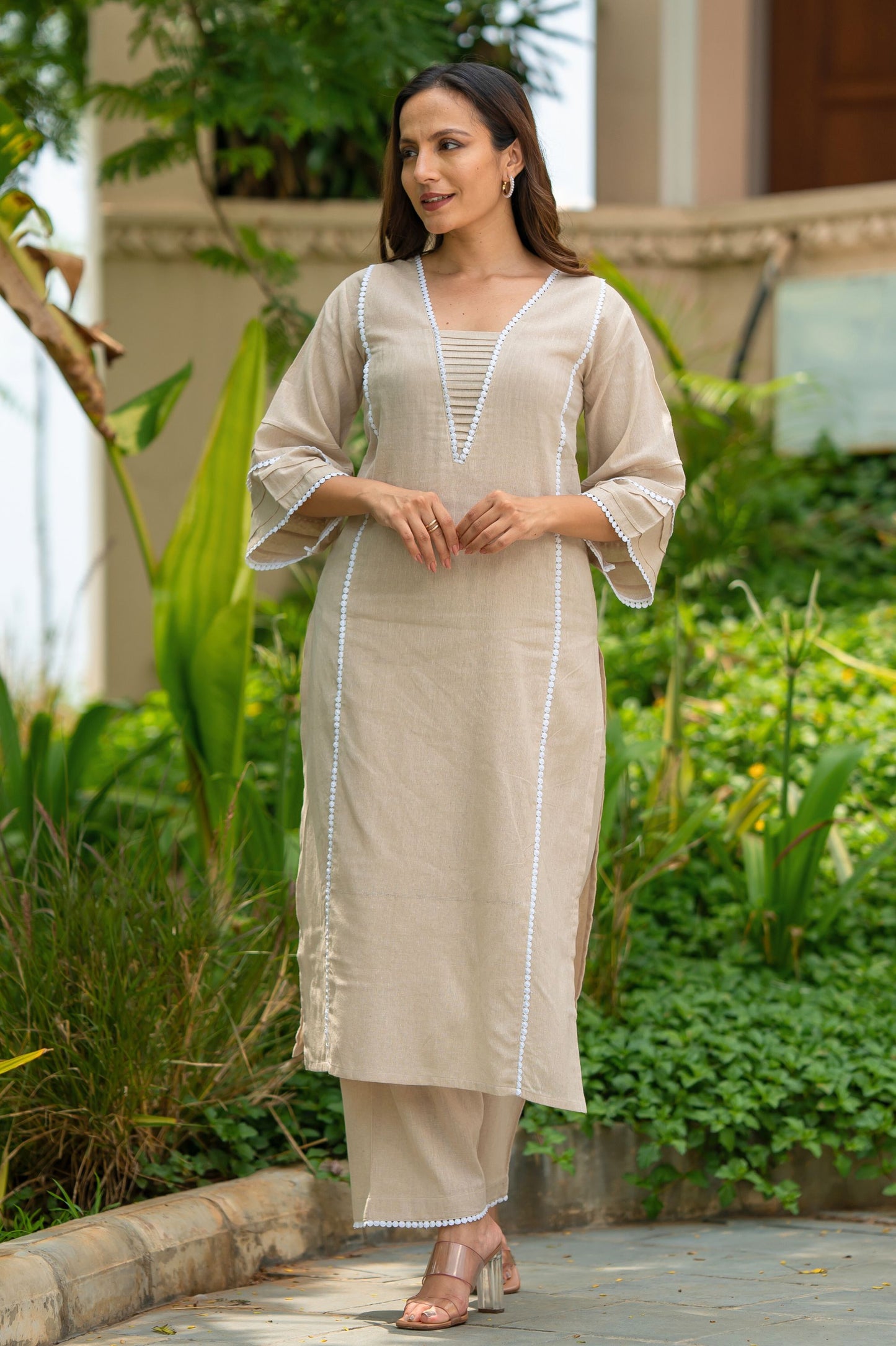 Classic Grey Kurta Set
