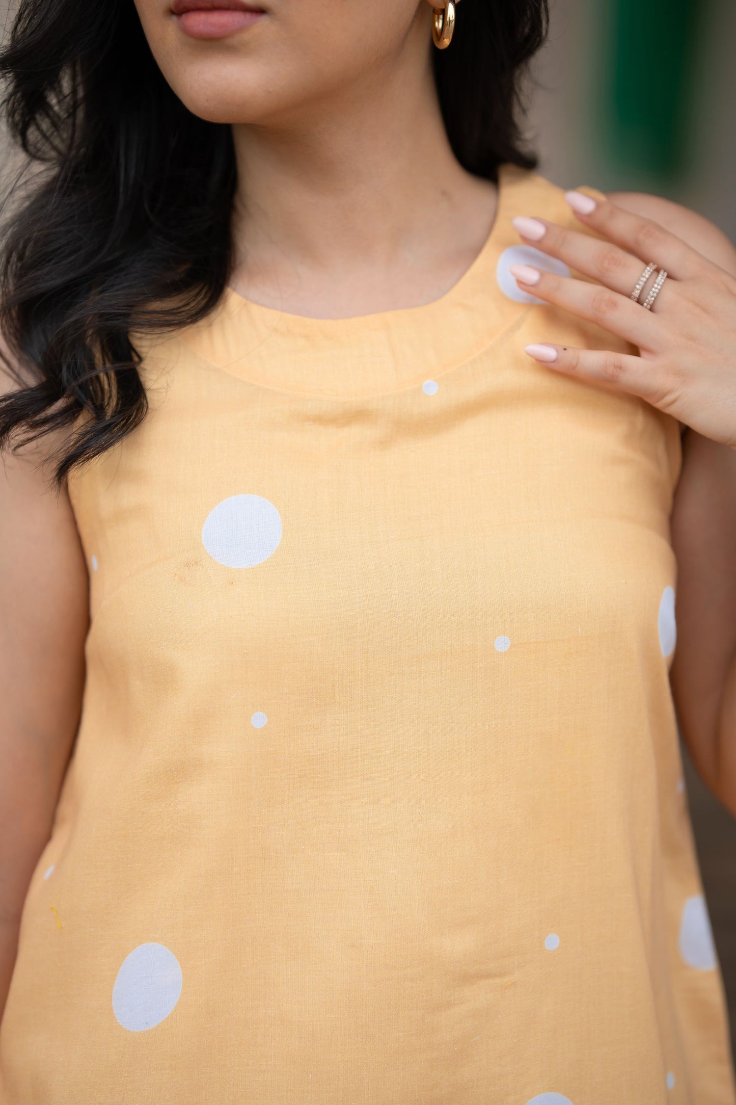Melon Polka Kurta Set