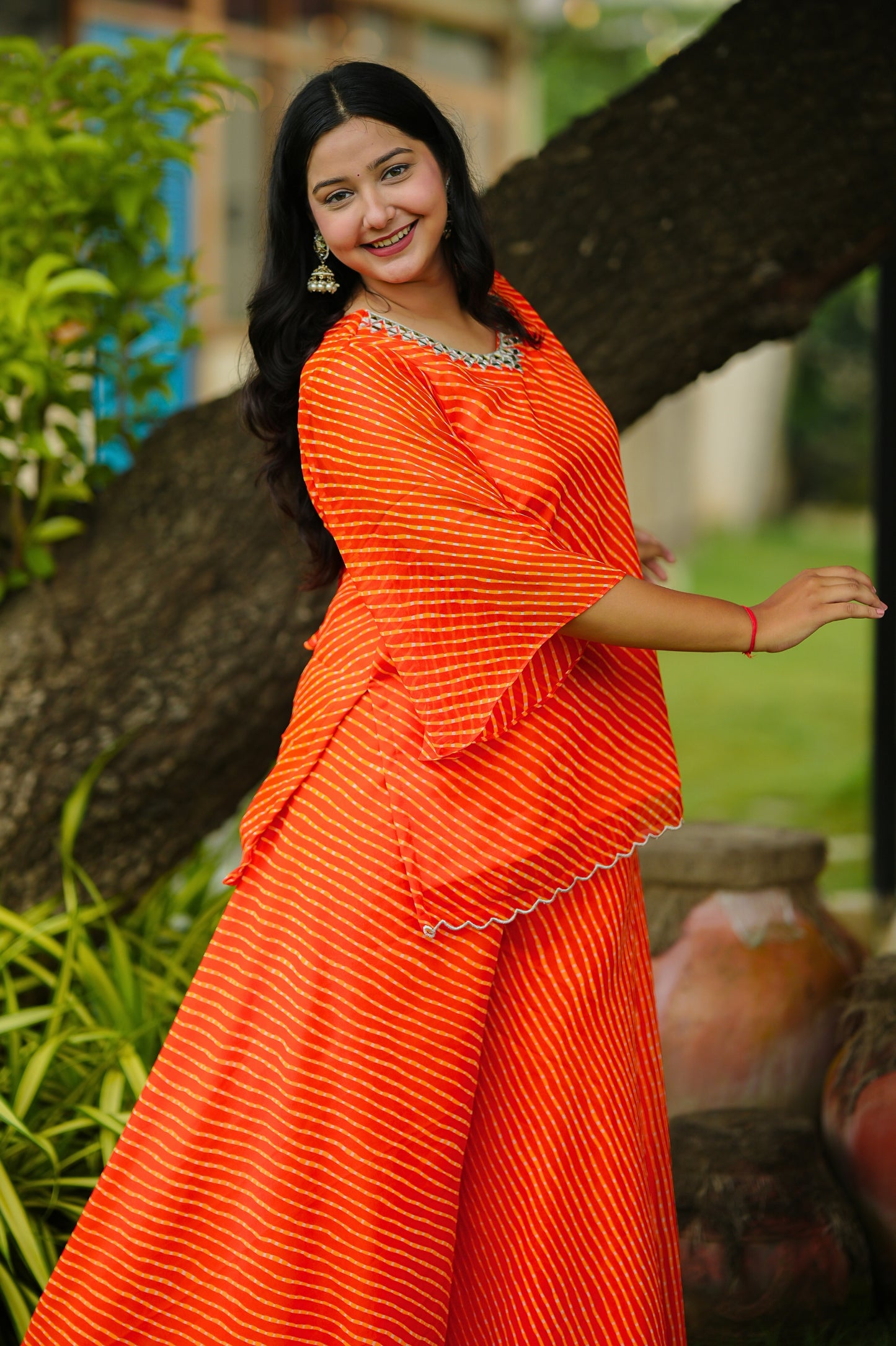 Sandhya Leheriya Kurta Set
