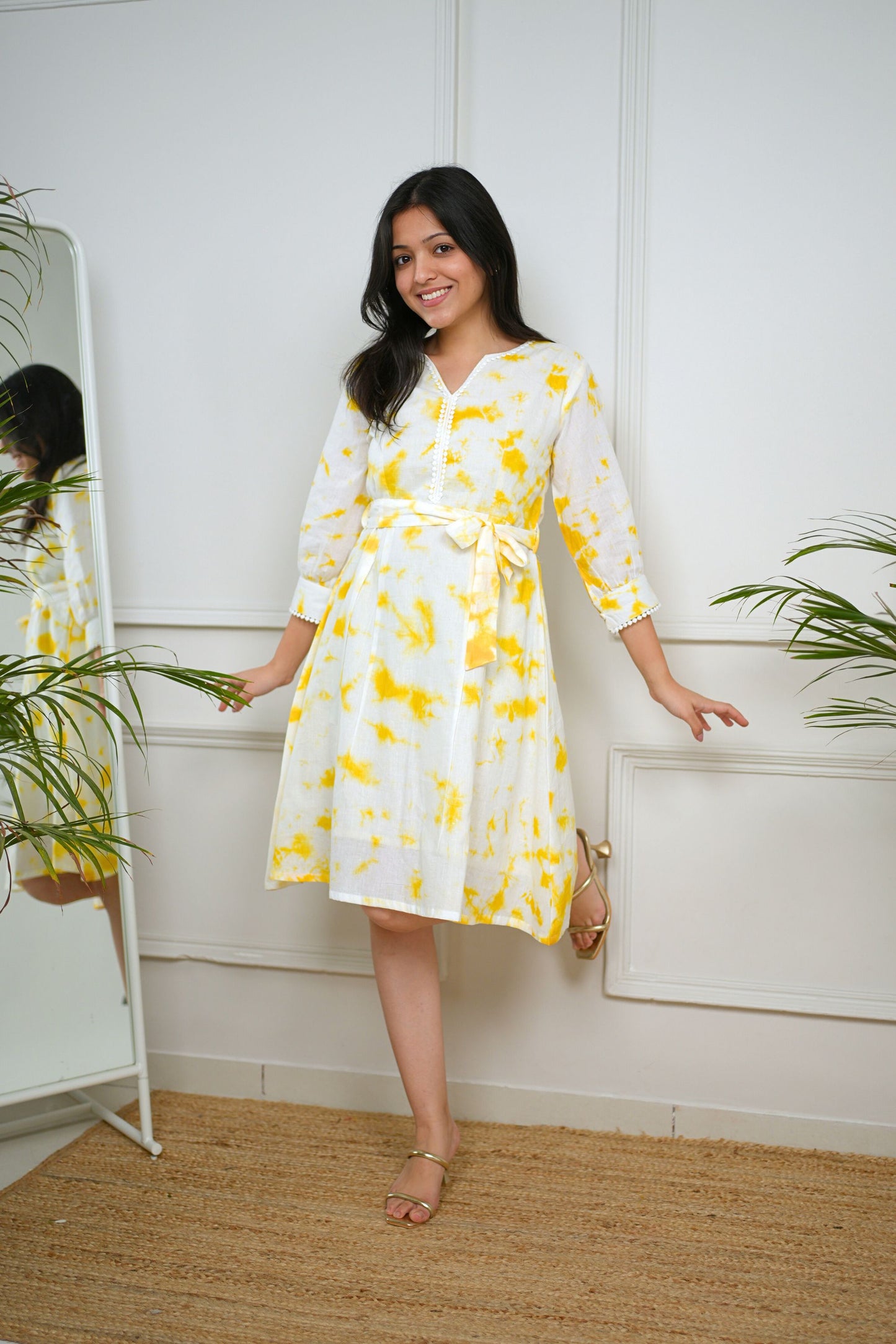 Subtle Yellow Dress