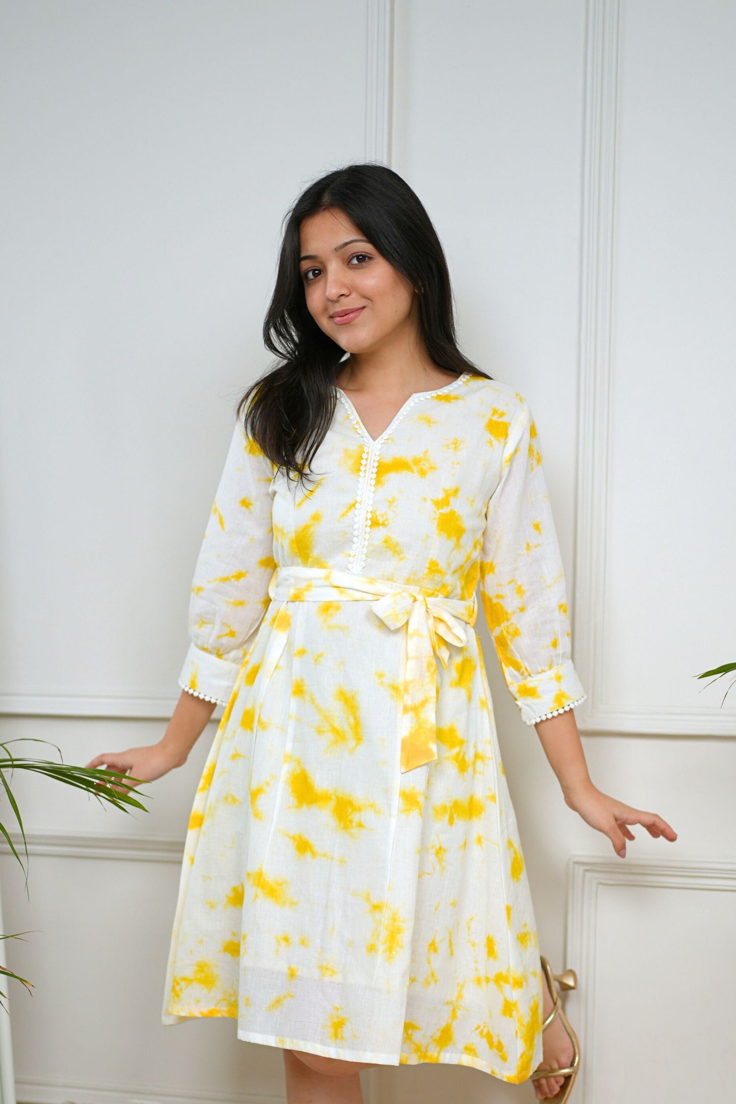 Subtle Yellow Dress