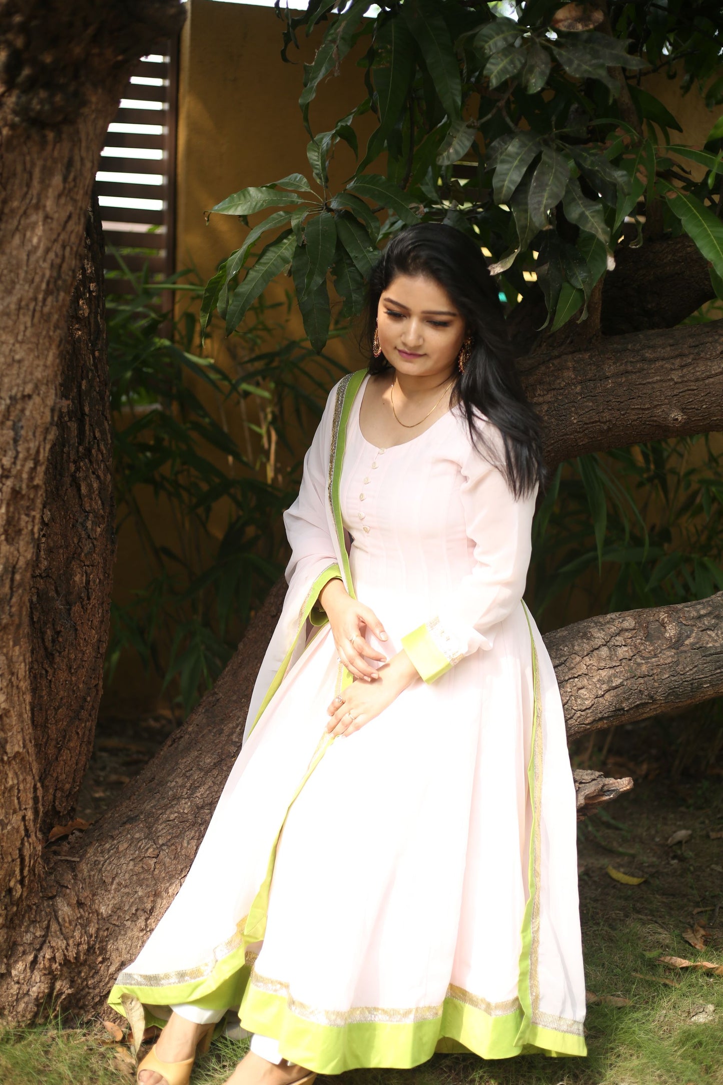 Pink Georgette Suit Set