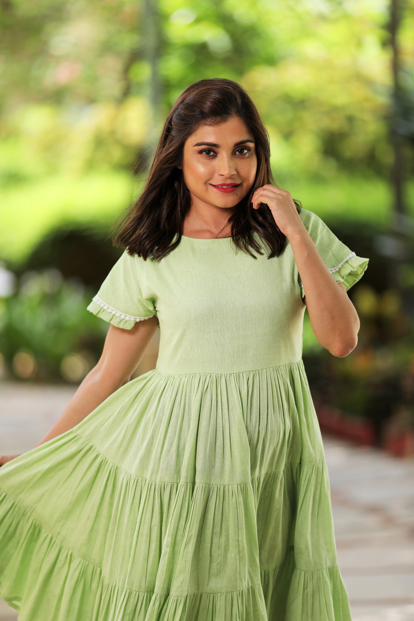 Green Tier Dress