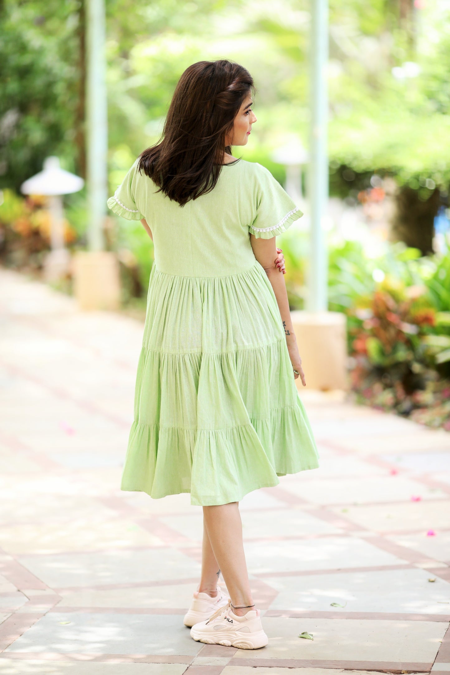 Green Tier Dress