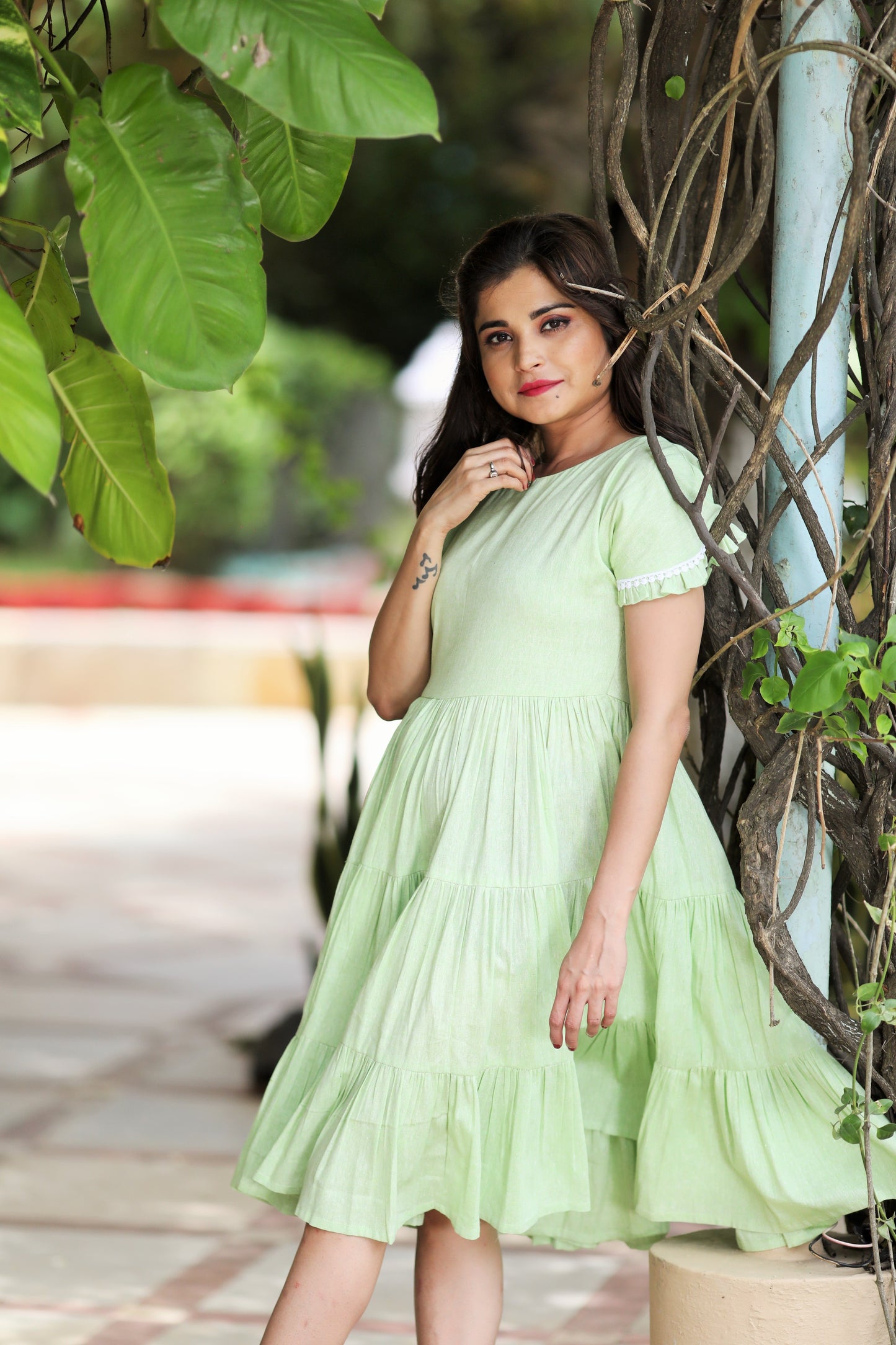Green Tier Dress