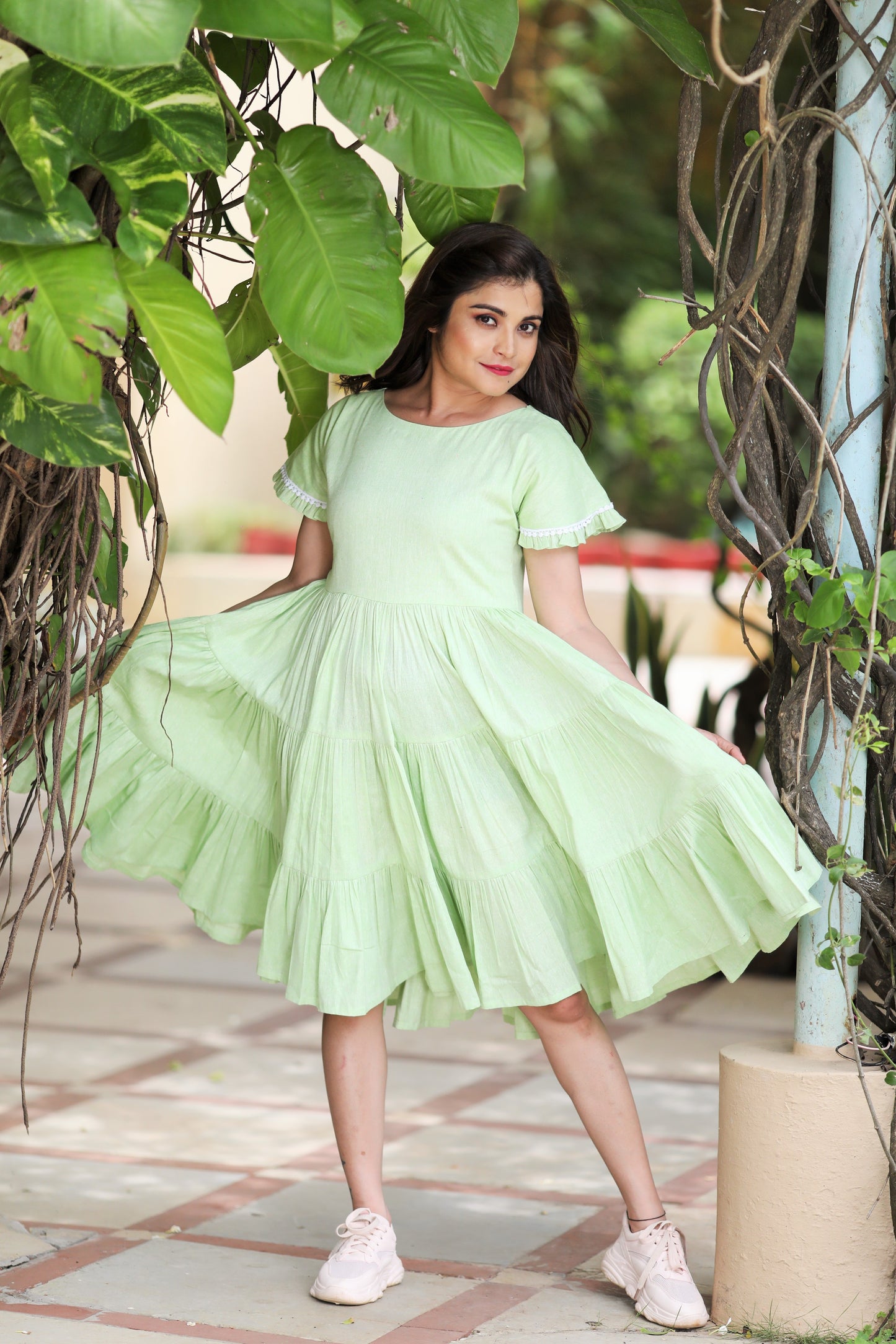 Green Tier Dress