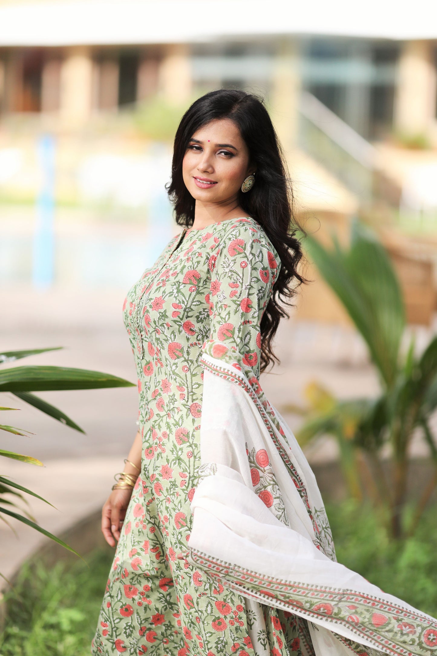 Classic Hand block Suit Set