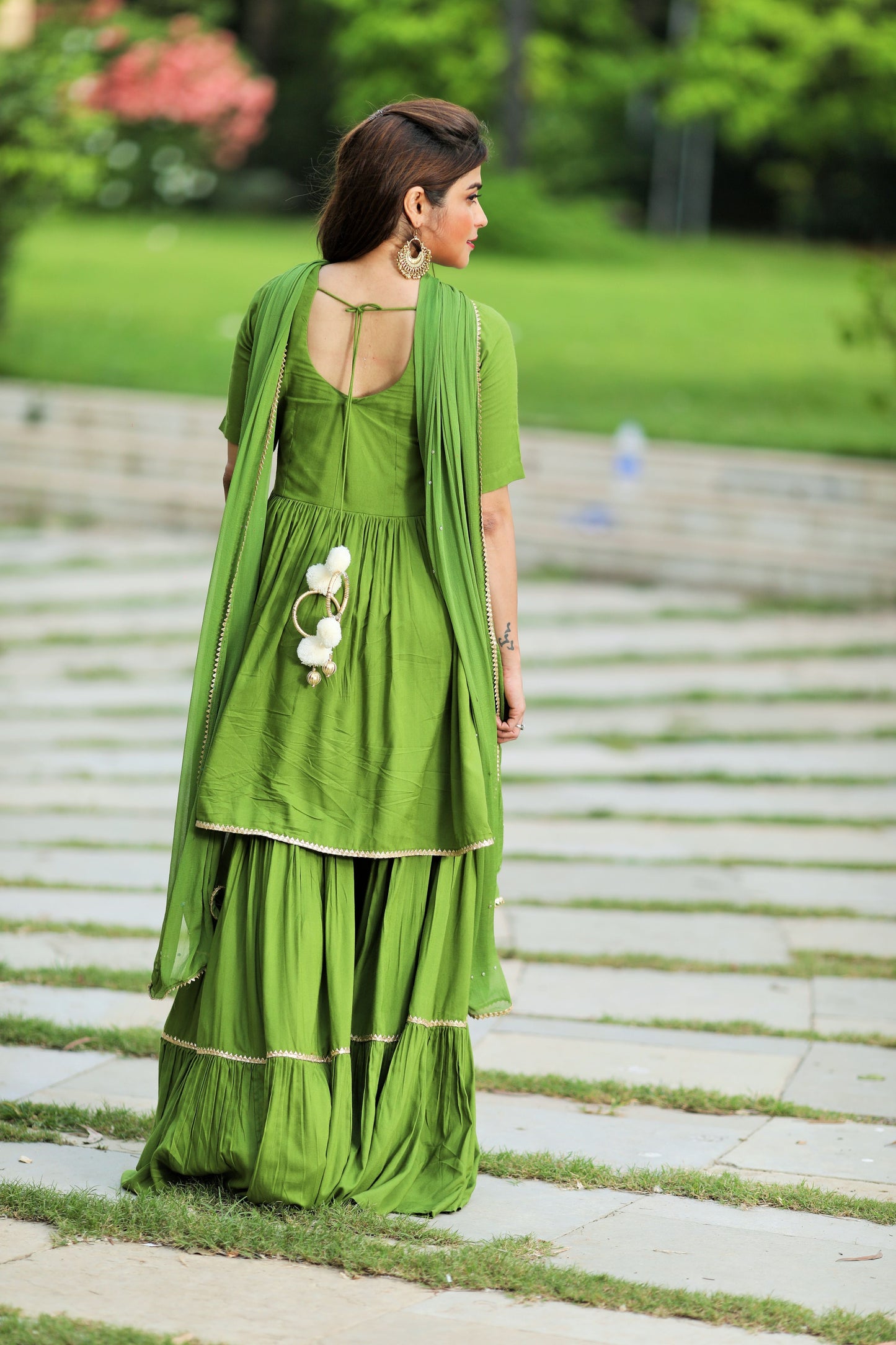 Emerald Green Suit Set