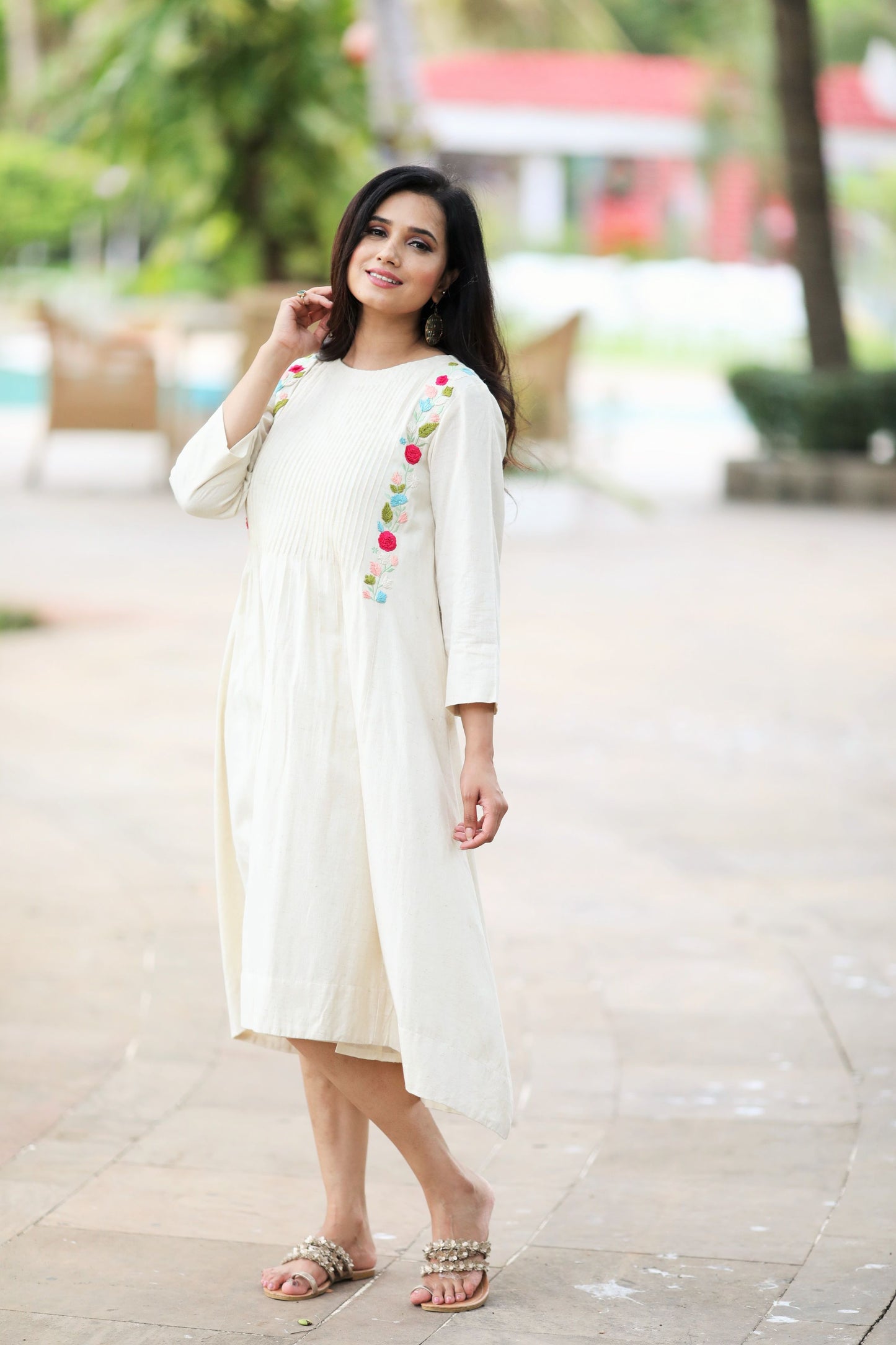 Florida Off White Dress
