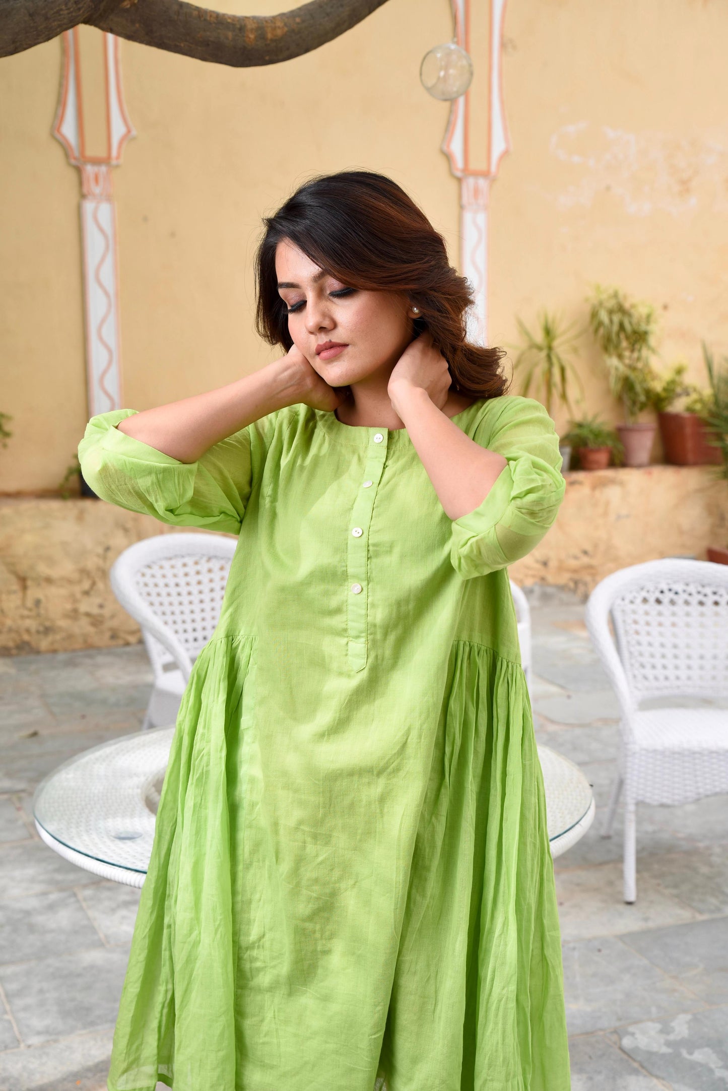 Lemongrass Mulmul Dress