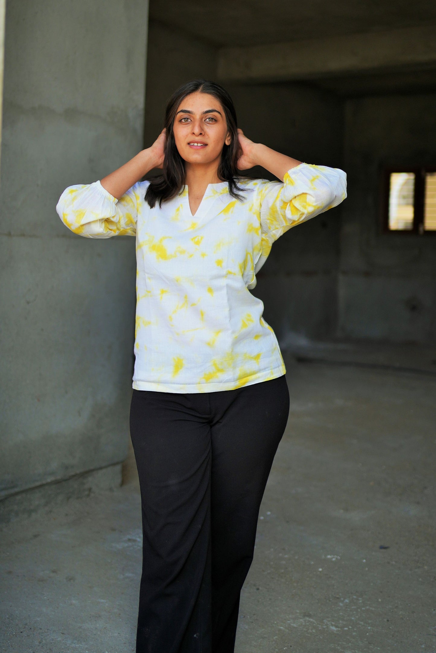 Subtle Yellow Classic Top