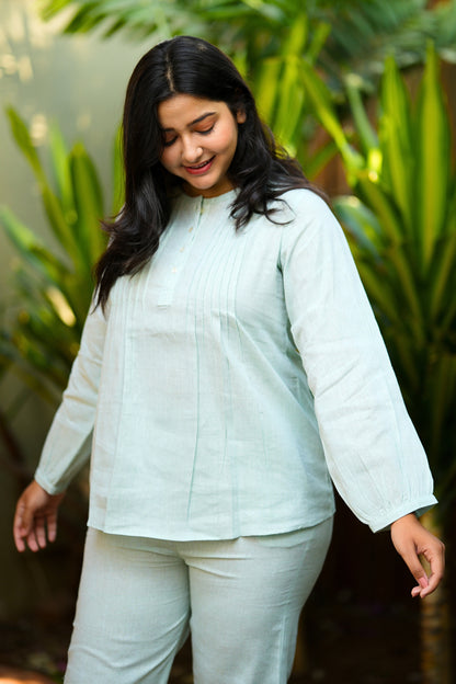 Sea green Casual Co Ord Set