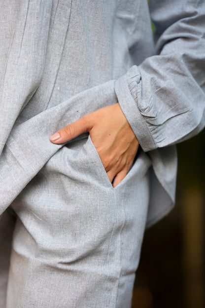 Grey Casual Co Ord Set