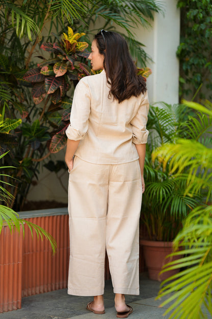 Beige Casual Co Ord Set