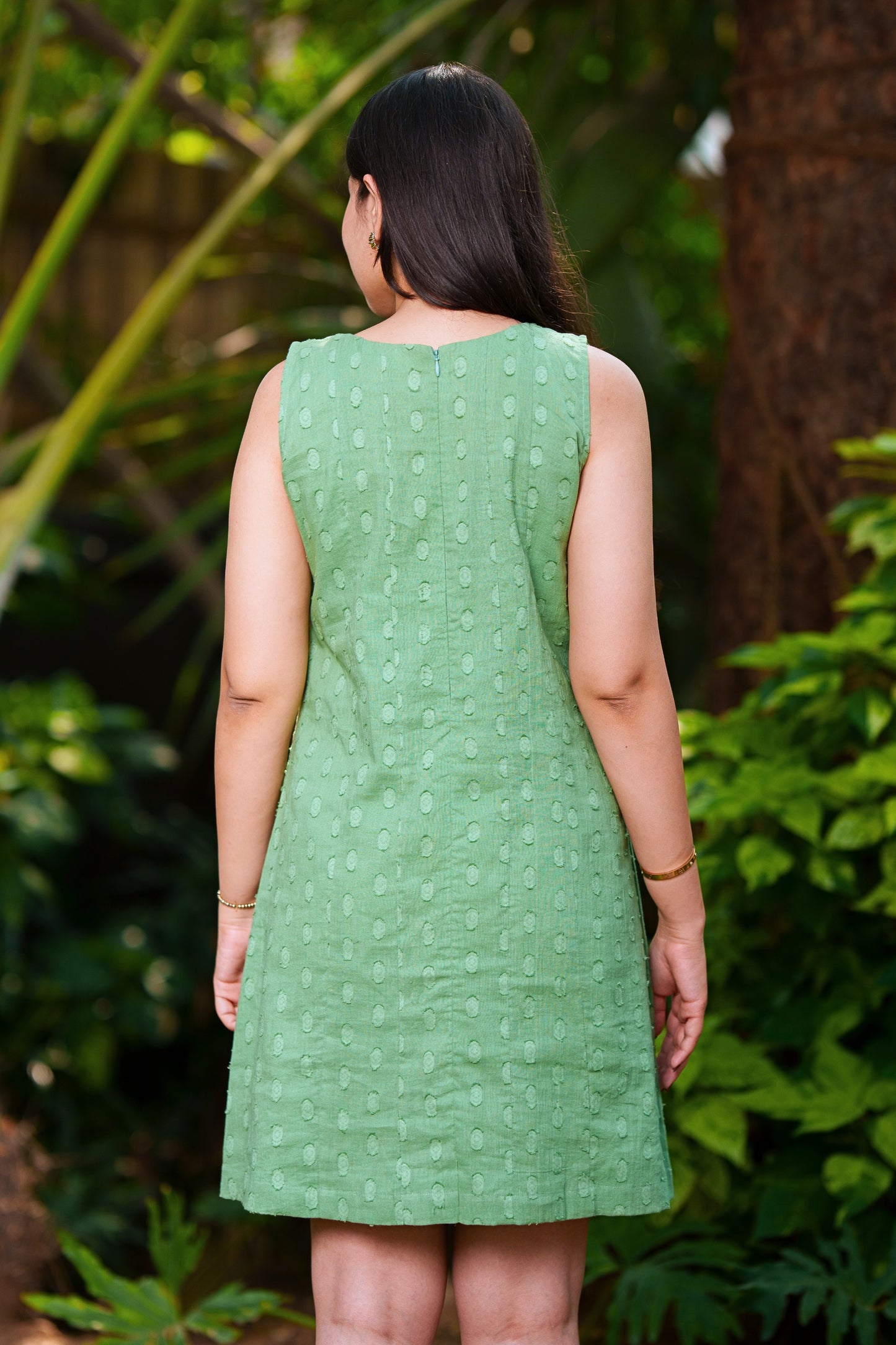 Sage Green Cotton Dress