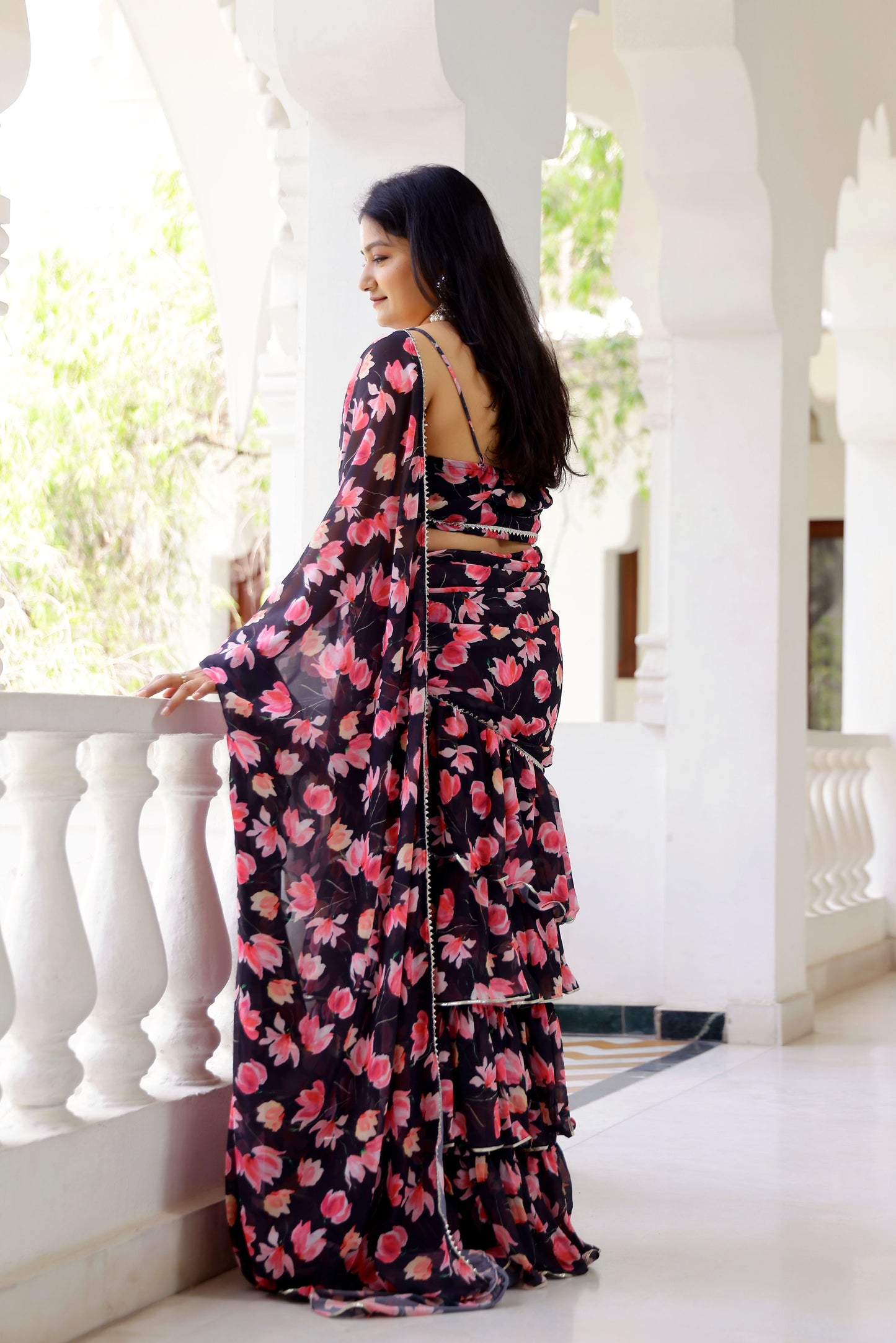 Black Lily Saree