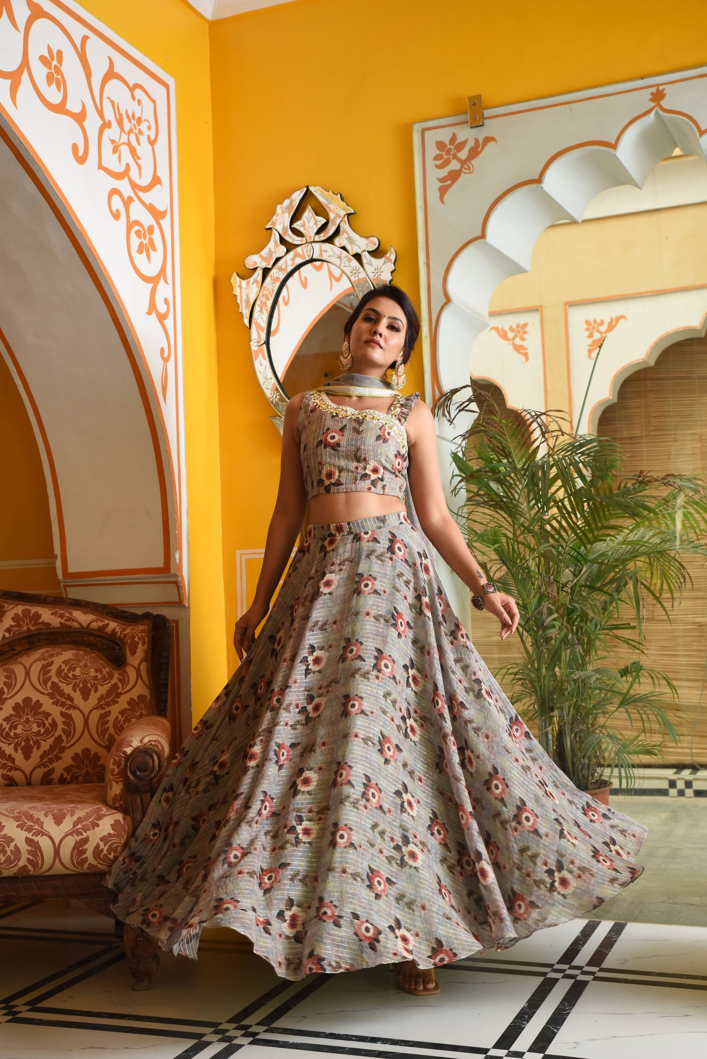 Meenakshi Lehenga Set