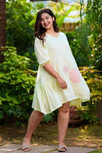 Breezy Mint Mulmul Dress