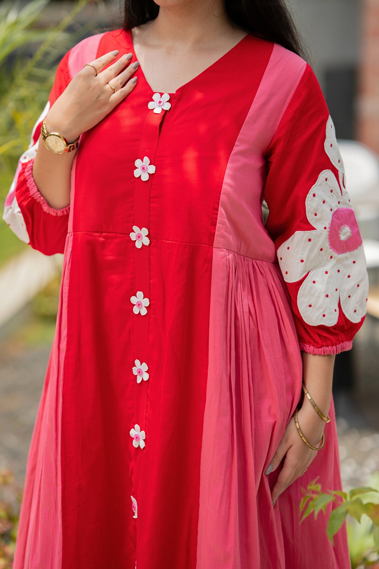 Ruby Rose Floral Mulmul Dress