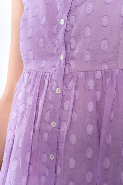 Lavender Cotton Dress