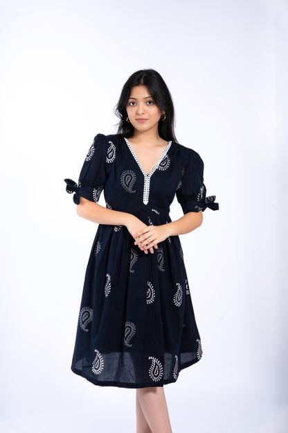 Black Peacock Dress