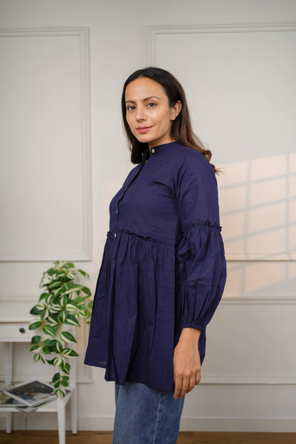 Blue Casa Classic Cotton Top