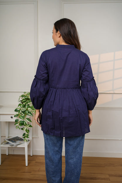 Blue Casa Classic Cotton Top