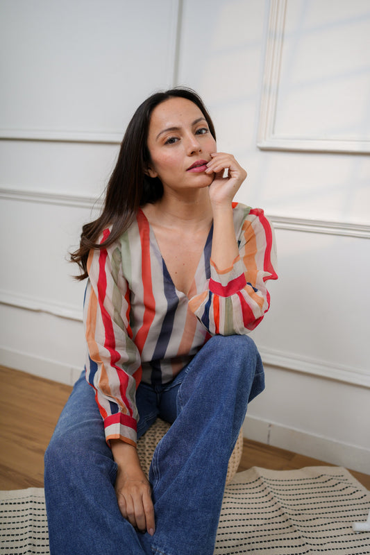 Colourful Stripes Top