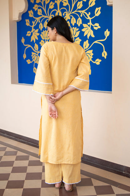 Classic Yellow Kurta Set