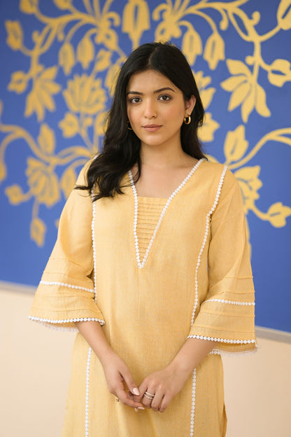 Classic Yellow Kurta Set