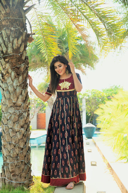 Black Lotus Anarkali