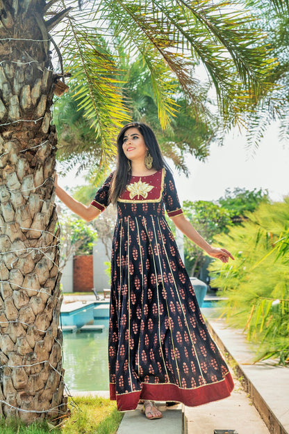 Black Lotus Anarkali