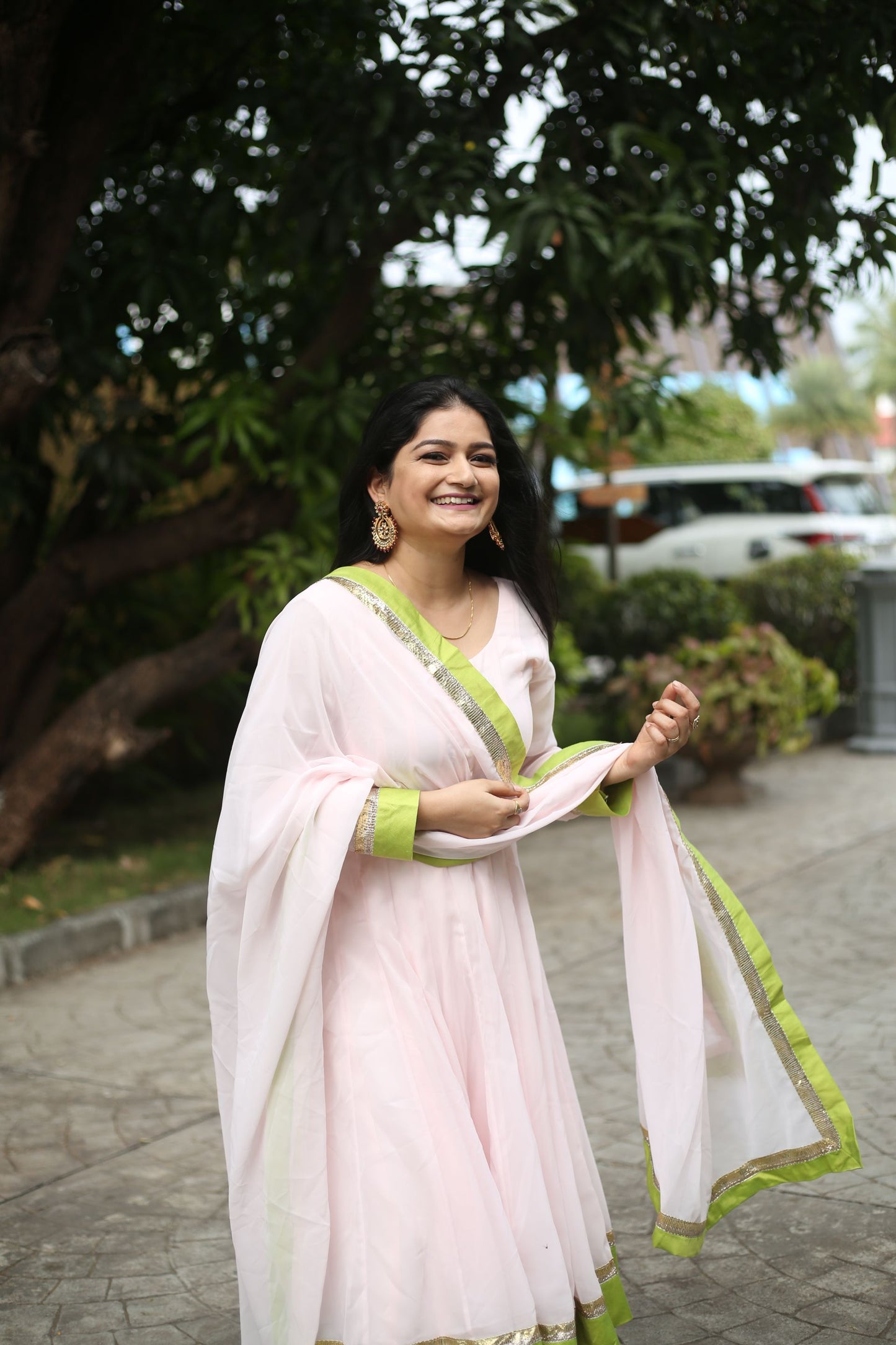 Pink Gorget Suit Set