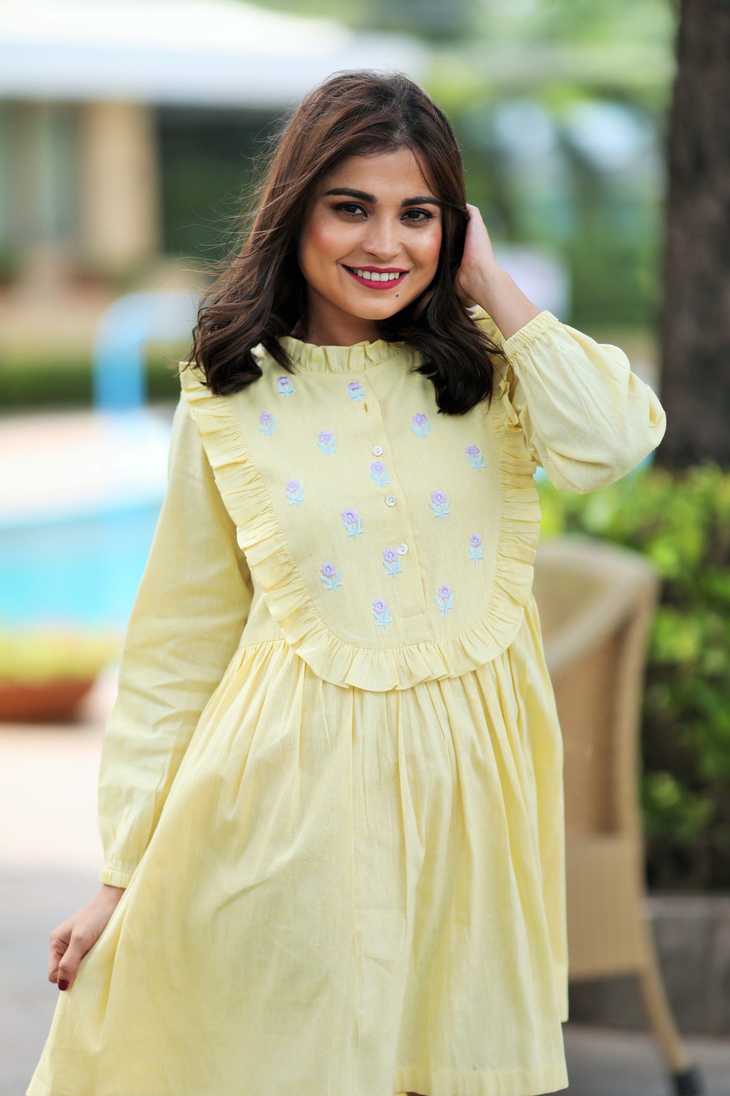 Sunrise Pastel Yellow Dress