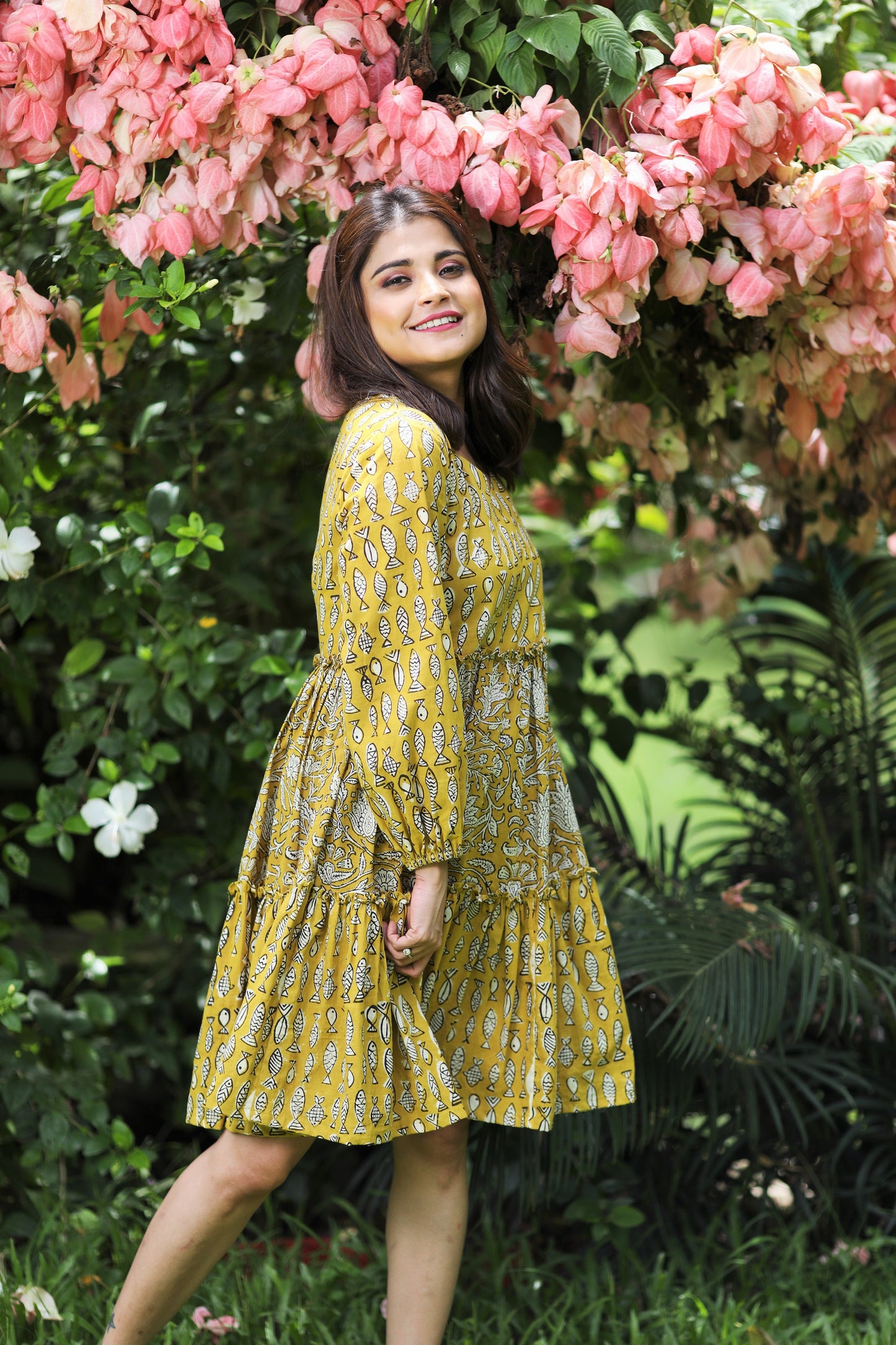 Dazzling Mustard Dress