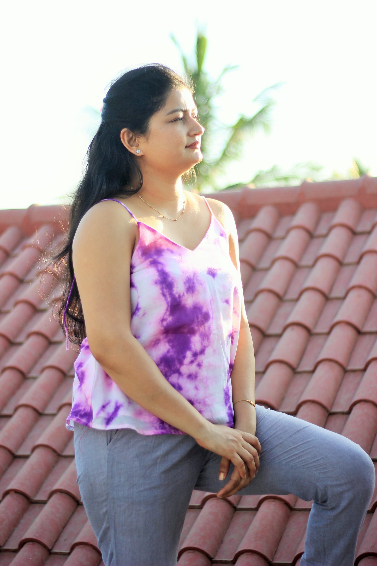 Lilac Popup Tunic