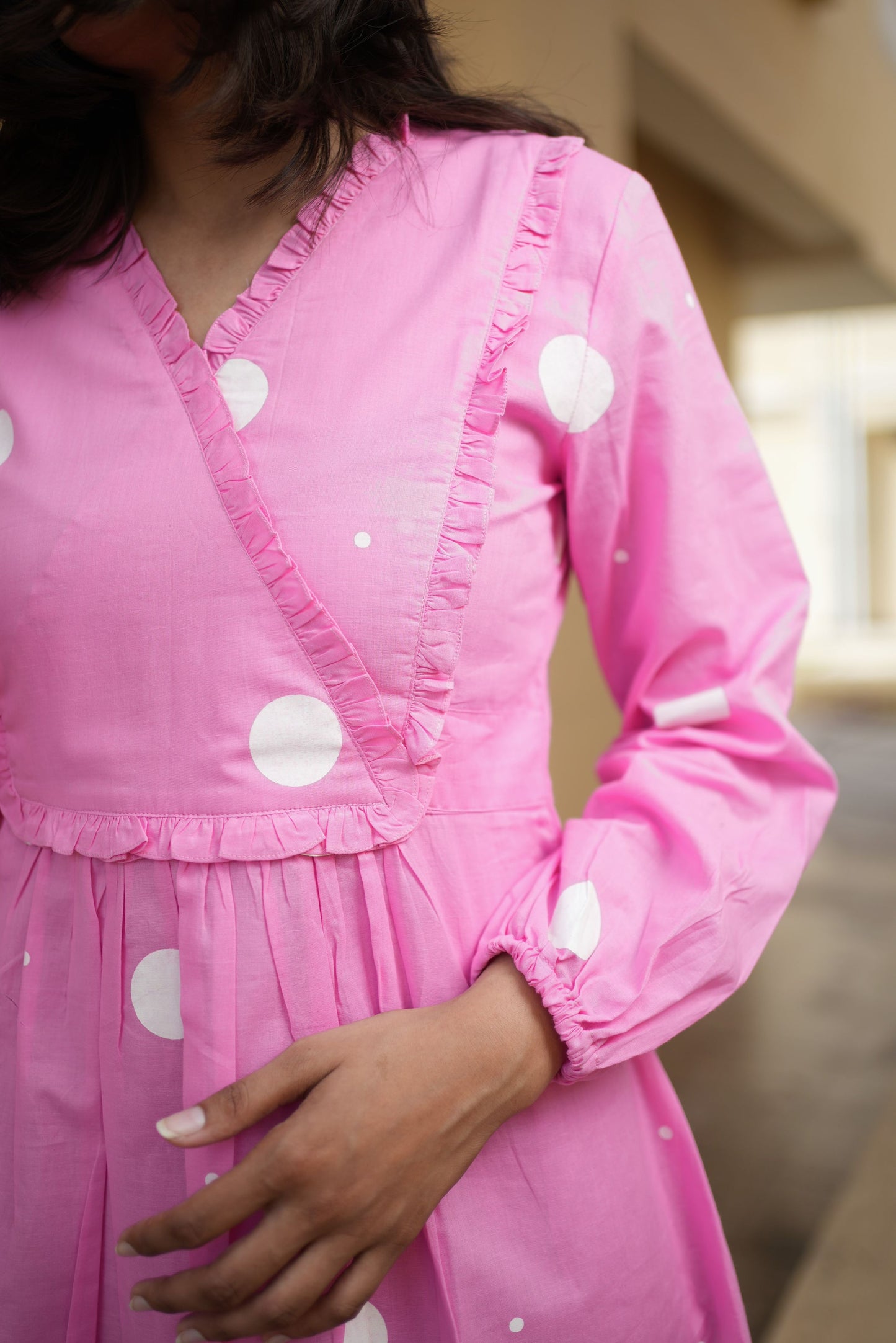 Pink Polka Dress