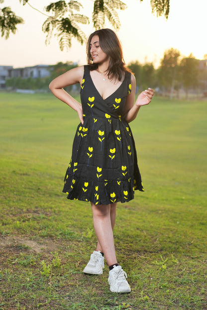 Black Floral Dress